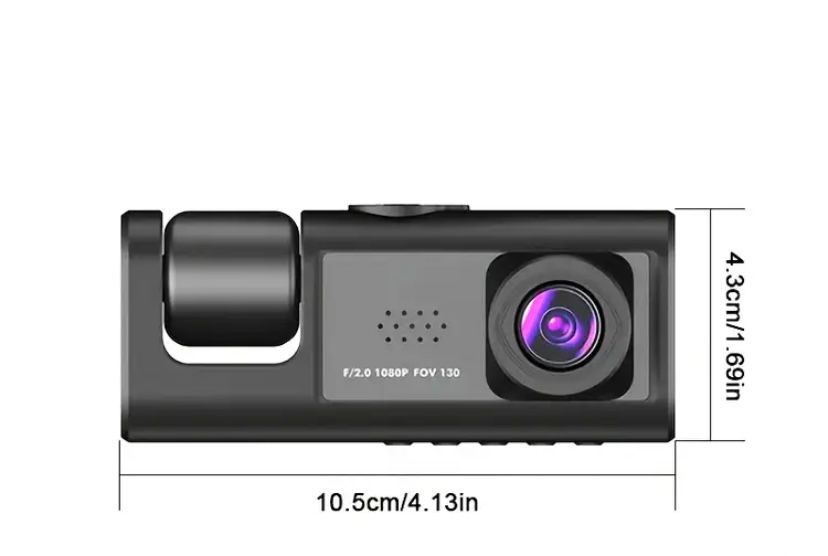 Camera Tripla AUTO– Siguranta, Claritate si Supraveghere Completa!🎁 CADOU: Card microSD 32GB inclus în pachet