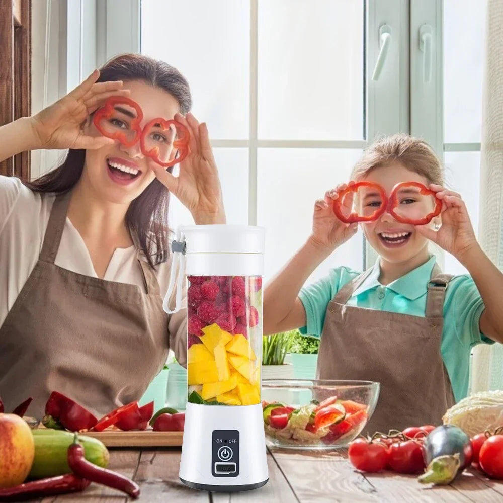 Mini blender portabil cu incarcare USB | Mixer pentru smoothie si shake | Blender electric de calatorie fara fir