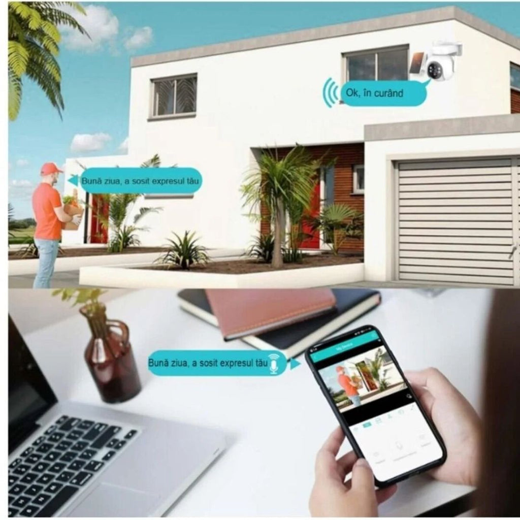 Camera de Securitate 4G Rotativa Full HD 5 MP