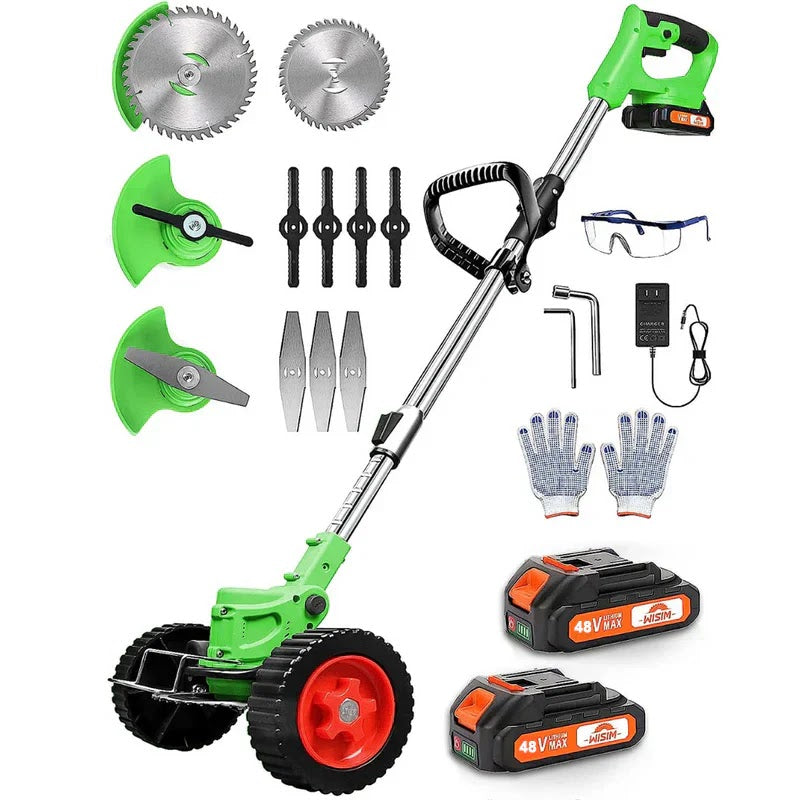 MOTOCOASA ELECTRICA CU ROTI 1000W + 10 accesorii cadou