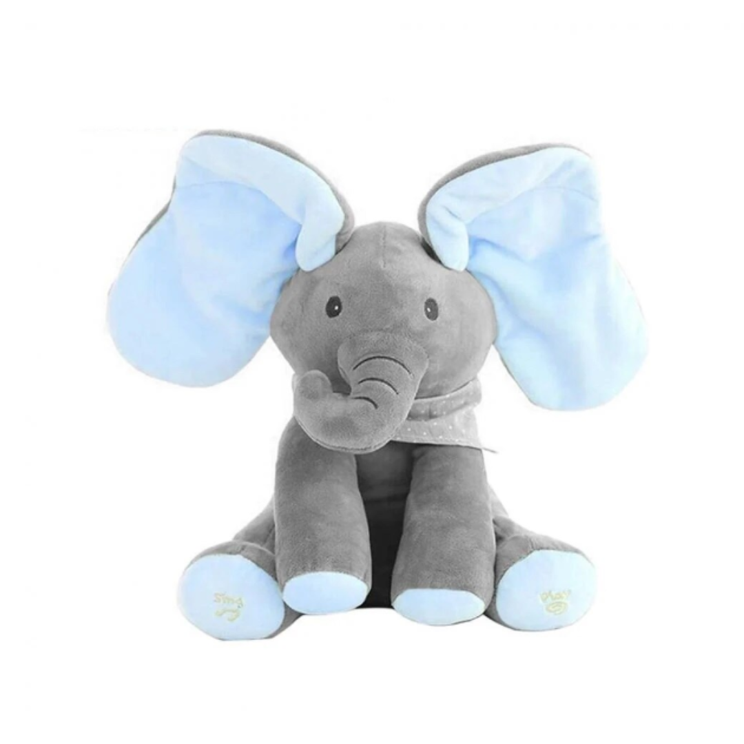 Elefant din Plus, vorbitor, canta si isi misca urechile, pentru fete si baieti