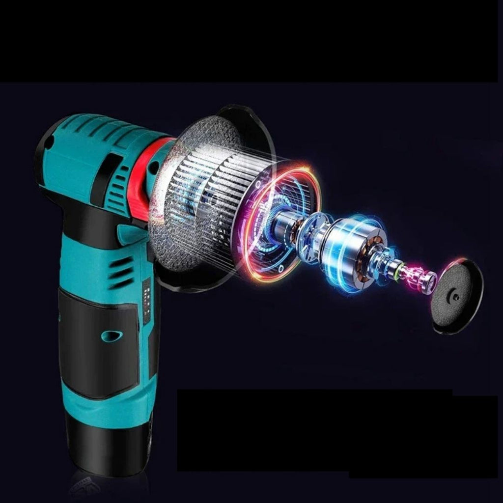 Mini Polizor Unghiular Flex Electric 48 v cu 2 Acumulatori, 6 Discuri Incluse