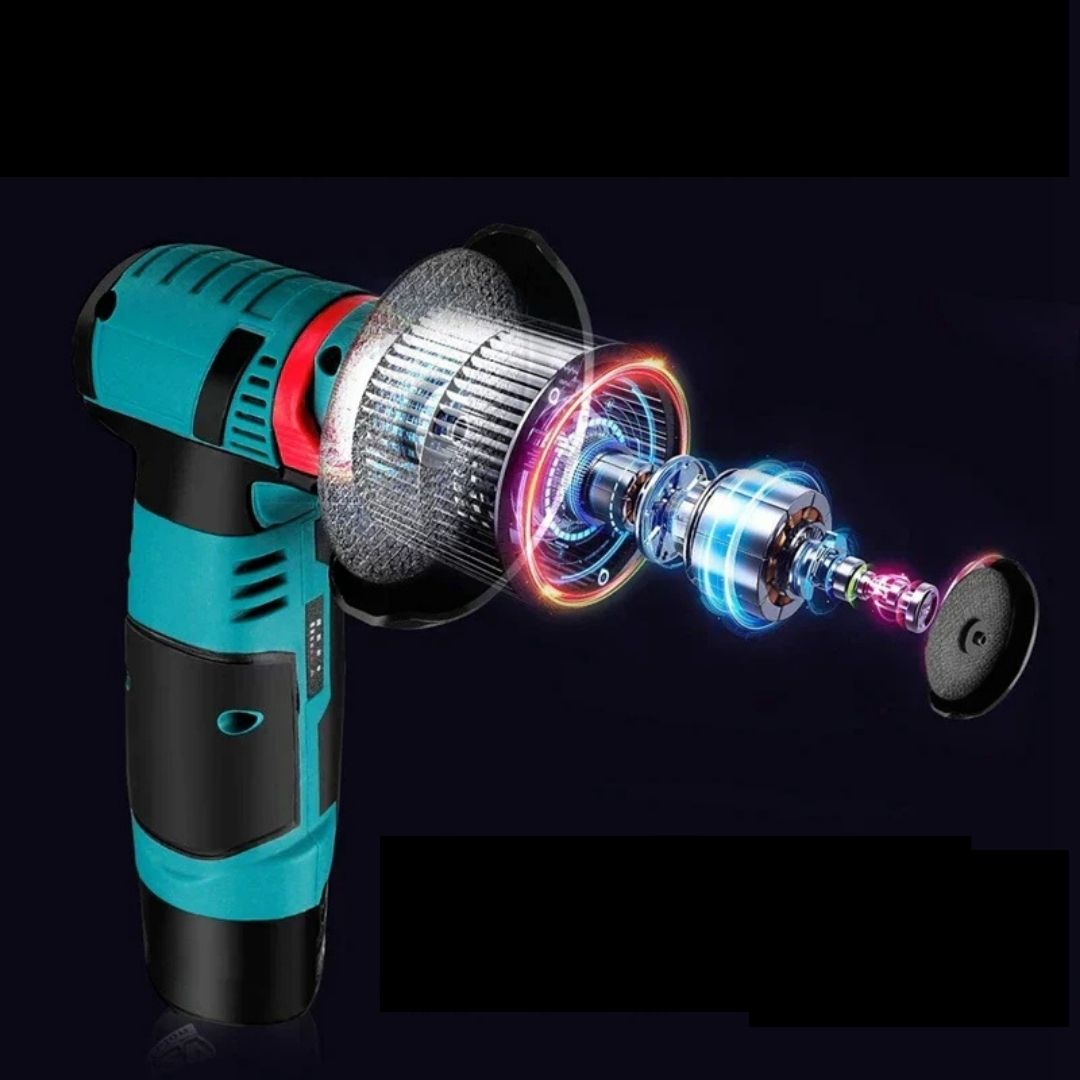 Mini Polizor Unghiular Flex Electric 48 v cu 2 Acumulatori, 6 Discuri Incluse