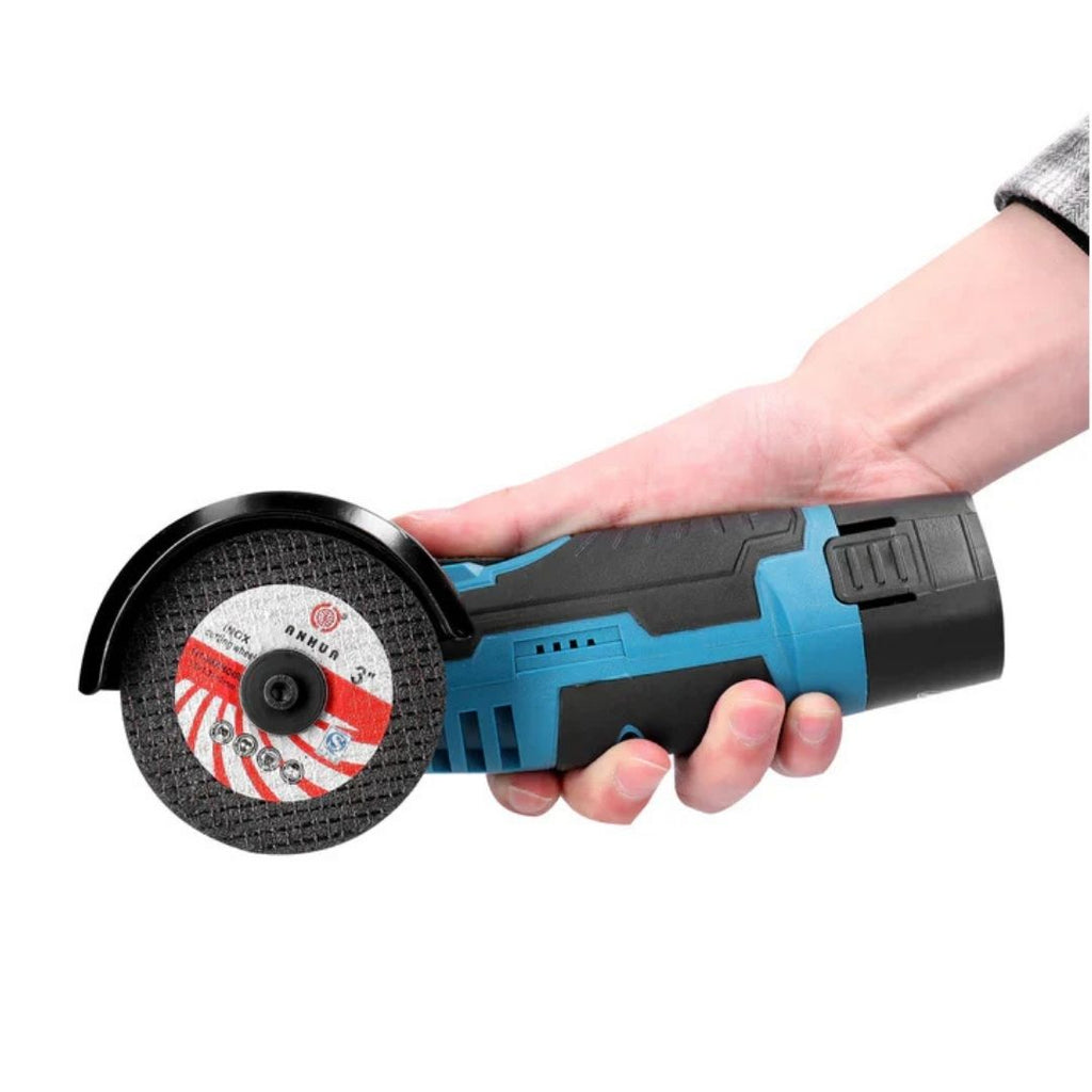 Mini Polizor Unghiular Flex Electric 48 v cu 2 Acumulatori, 6 Discuri Incluse