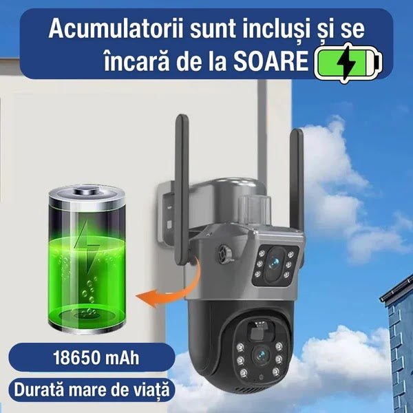 CAMERA LENSO DUBLA CU CARD