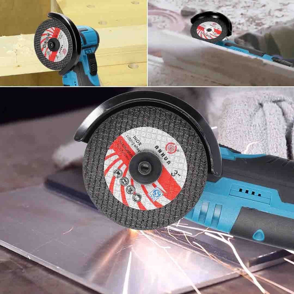 Mini Polizor Unghiular Flex Electric 48 v cu 2 Acumulatori, 6 Discuri Incluse