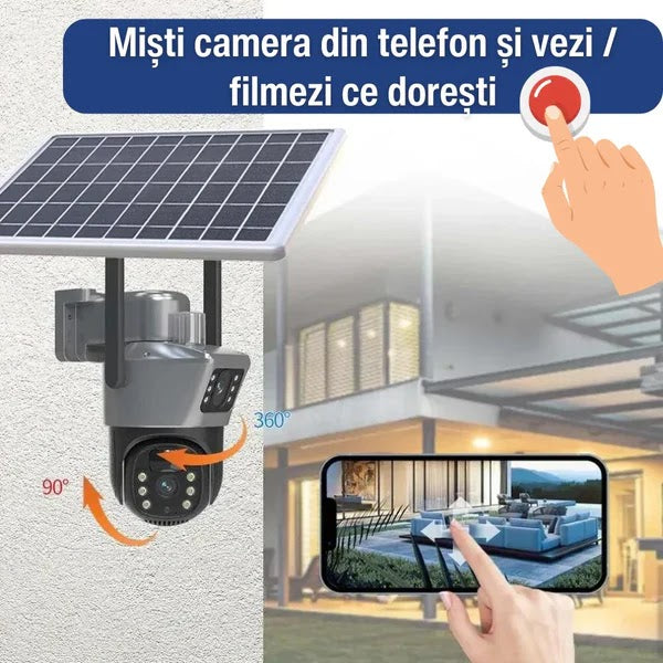 CAMERA LENSO DUBLA CU CARD