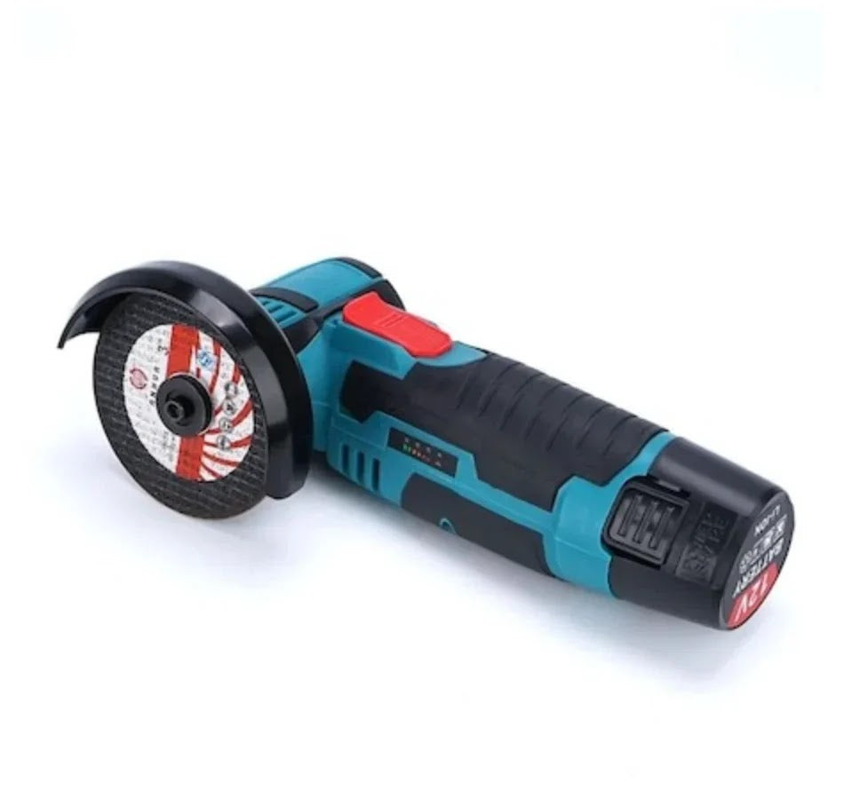 Mini Polizor Unghiular Flex Electric 48 v cu 2 Acumulatori, 6 Discuri Incluse