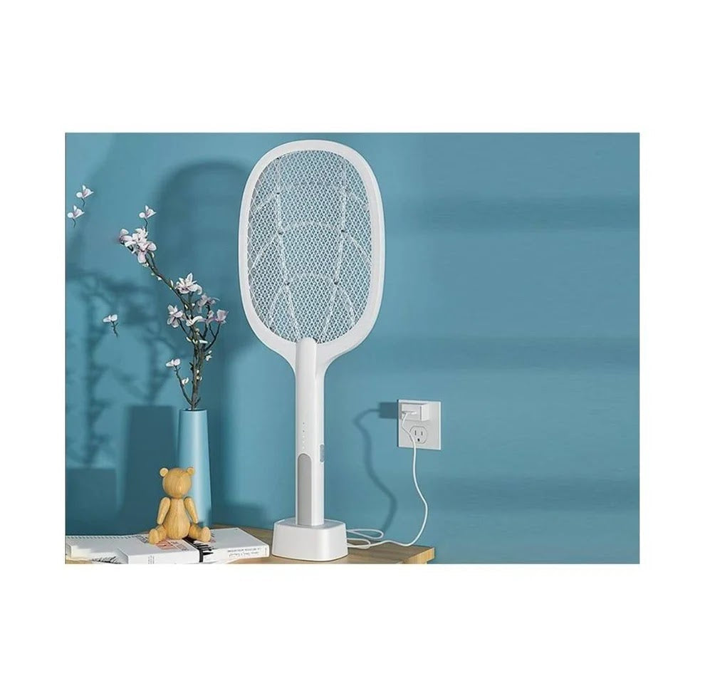 1+1 GRATIS Paleta electrica anti-insecte, incarcare USB