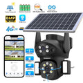 CAMERA SOLARA DUBLA + CARD 128GB