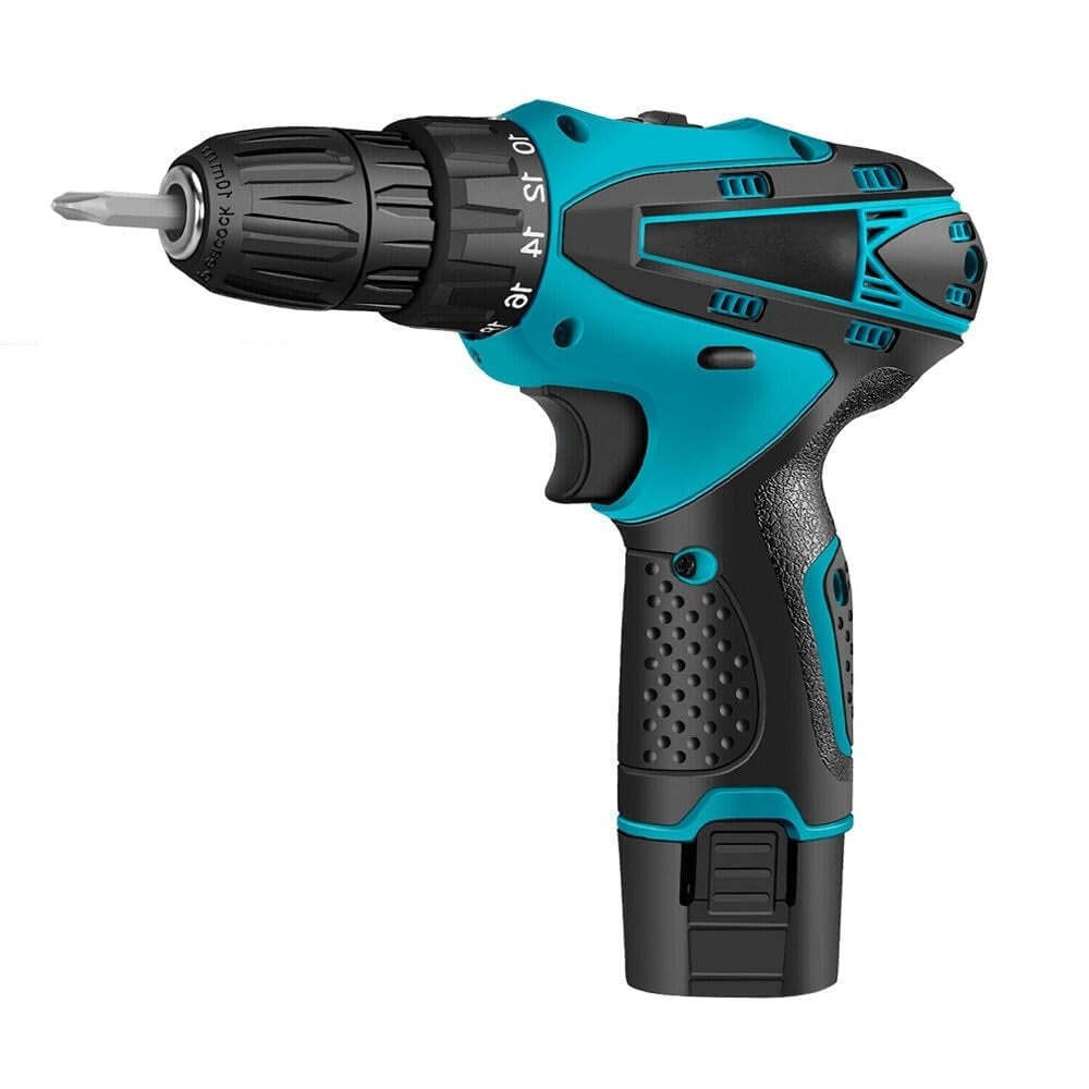 Masina de gaurit si insurubat (BORMASINA), 48V cu 2 acumulatori + INCARCATOR, 24 de accesorii si cutie de depozitare