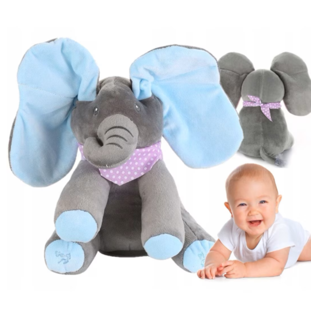 Elefant din Plus, vorbitor, canta si isi misca urechile, pentru fete si baieti