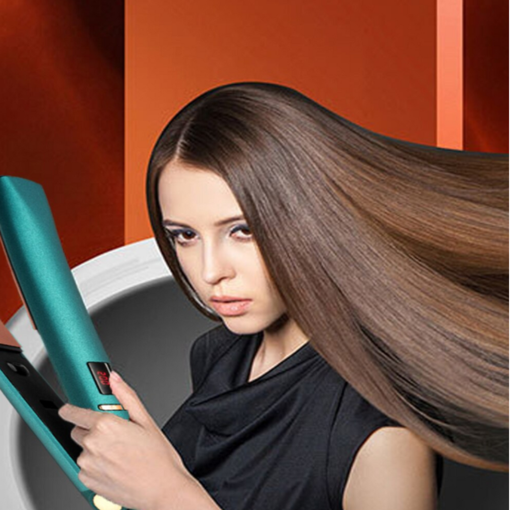 PACHET: Placa de indreptat parul 2 in 1 + Dispozitiv electric de curatare pensule machiaj