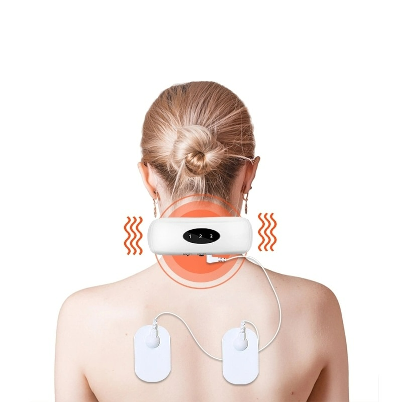 1+1 GRATIS: Aparat pentru masaj cervical NECK PRO cu impulsuri electromagnetice