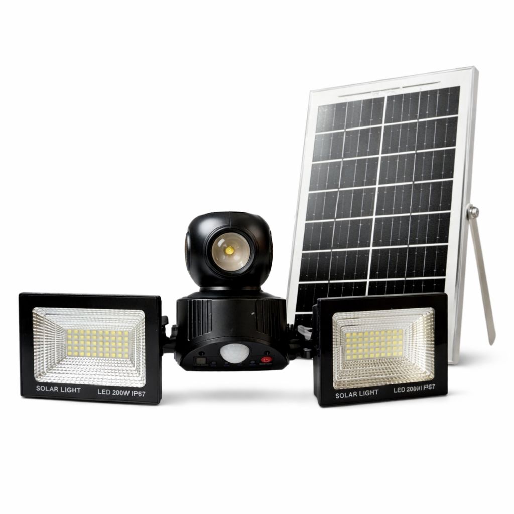 Lampa Solara LED 200W Cu Senzor De Miscare 180°
