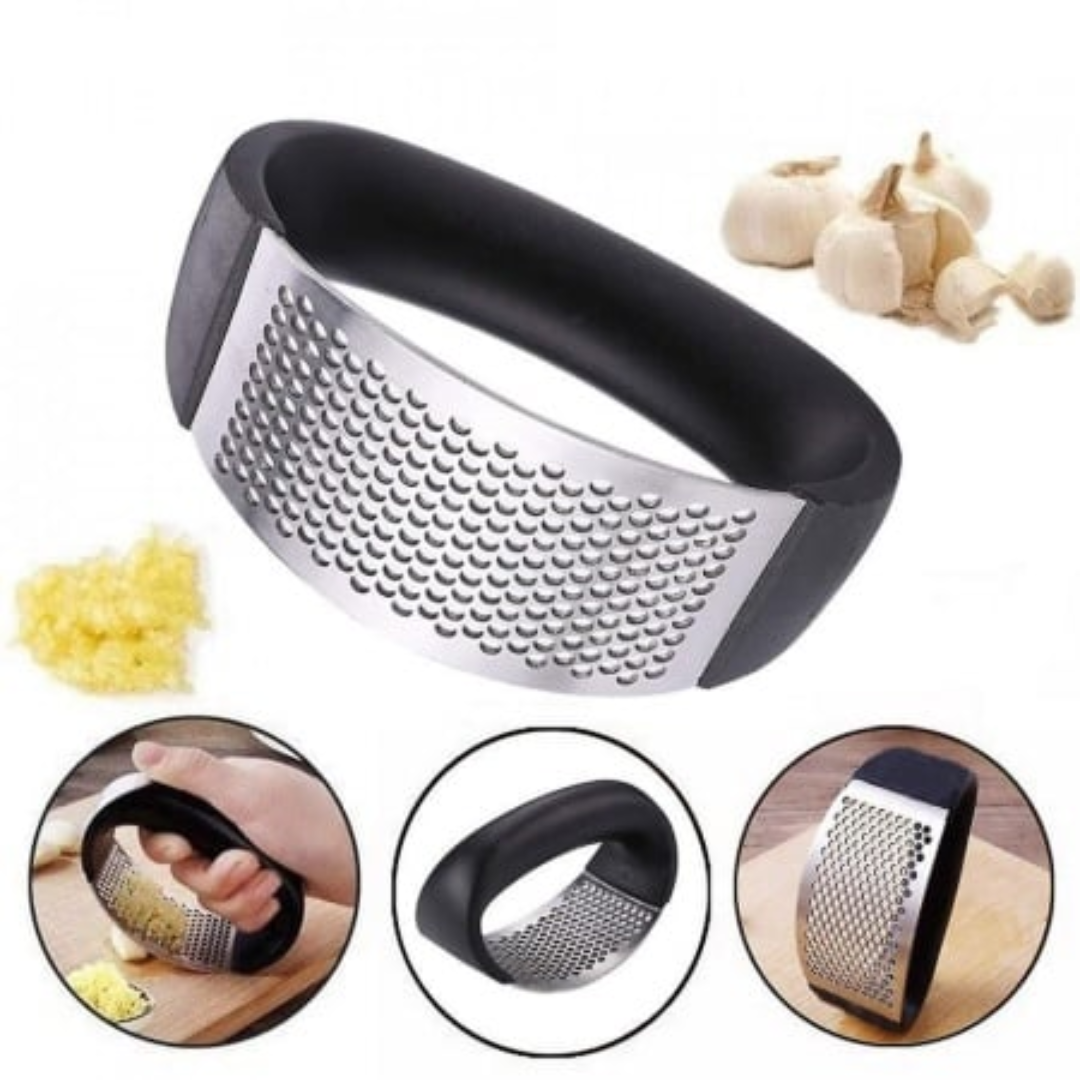 PACHET: Set 3 tavi tort cu forme diferite + Mini aparat de sigilare pungi + Presa usturoi manuala