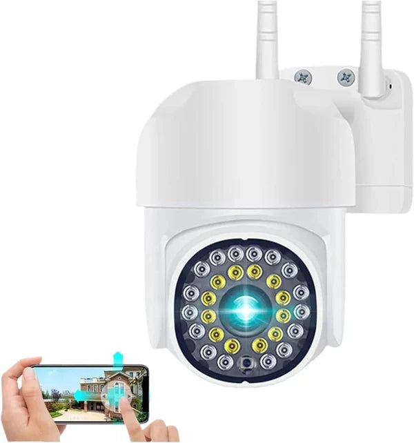 Set 4 Camere De Supraveghere Jortan JT8161QJ, Cu Senzor de Miscare, Conexiune Wifi, Vizualizare Live Pe Telefon + 4 Carduri 32 /64 GB CADOU