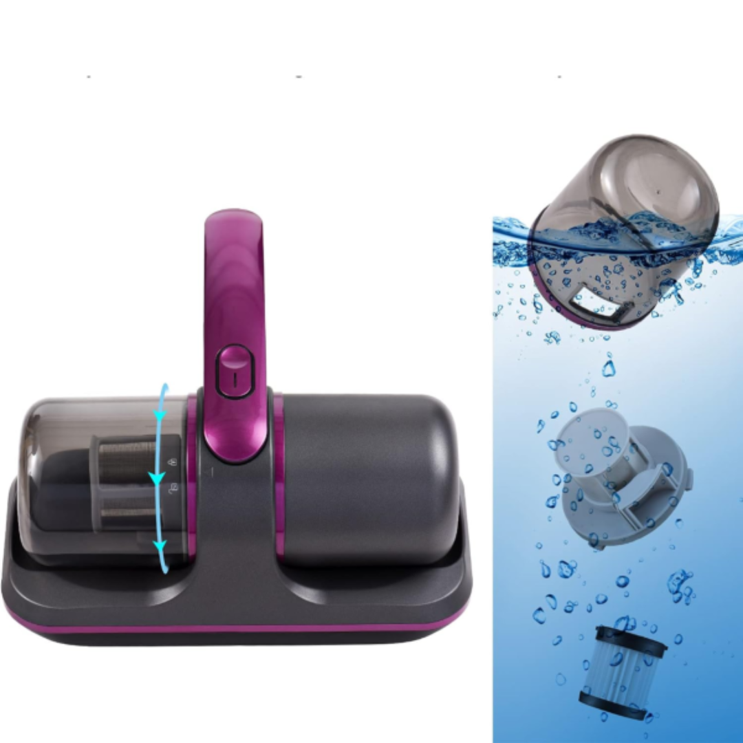 Aspirator antiacarieni pentru pat, lampa UV, portabil, zgomot redus, putere 100 w