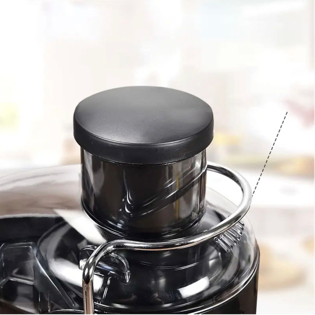 Storcator Electric 1400W, JUICY PRO 5 ,Recipient Pulpa 600 ml, 2 Trepte de Viteza, Lama si Sita din Inox, Tub Alimentare Generos, Rapid si Eficient pentru Fructe si Legume
