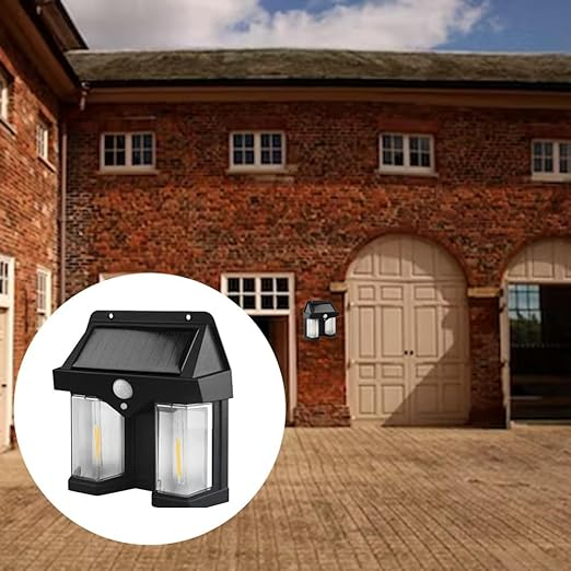 Set 4+1 GRATIS Lampă Solară cu Senzor + CADOU – Iluminare Automată pentru Exterior