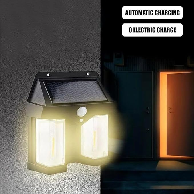 Set 4+1 GRATIS Lampă Solară cu Senzor + CADOU – Iluminare Automată pentru Exterior