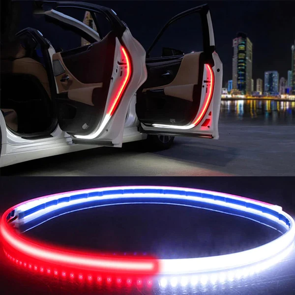 1+1 GRATIS: Banda Luminoasa Pentru Usi Autovehicul cu 3 Moduri De Iluminare