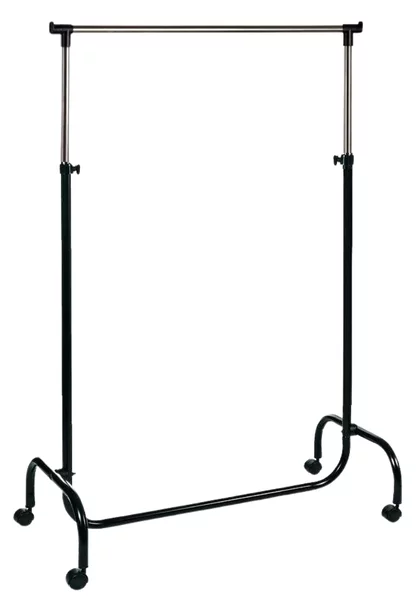 Suport Mobil pentru Haine – Organizare Rapidă și Practică, 90x175 cm, Negru