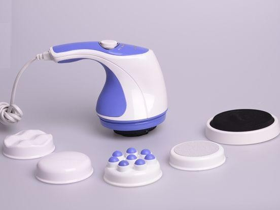 1+1 GRATIS: Aparat de masaj Good Tone cu 5 capete INCLUSE pentru tonifiere si relaxare