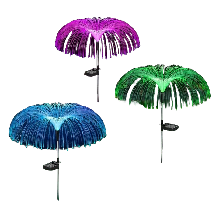 Set 6 x Lămpi Solare LED RGB Tip Palmier – Grădina Ta, ca-n Paradis!