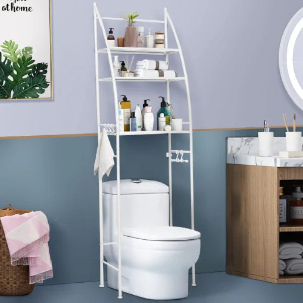 Raft depozitare peste masina de spalat/ WC  3 polite, etajera baie