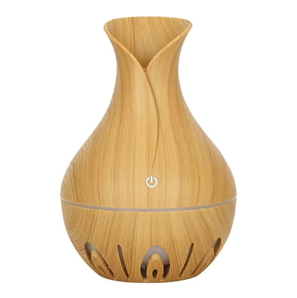 Difuzor de Aromaterapie cu Iluminare LED in 7 Culori, 300 ml + 12 uleiuri CADOU