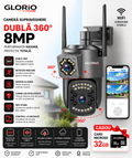 Cameră Supraveghere Duală Glorio 8MP WIFI – Tehnologie Avansată de Monitorizare într-un Singur Dispozitiv