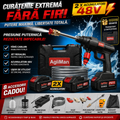 Aparat De Spalat Cu Presiune cu 2 ACUMULATORI de 48V +7 acccesorii cadou