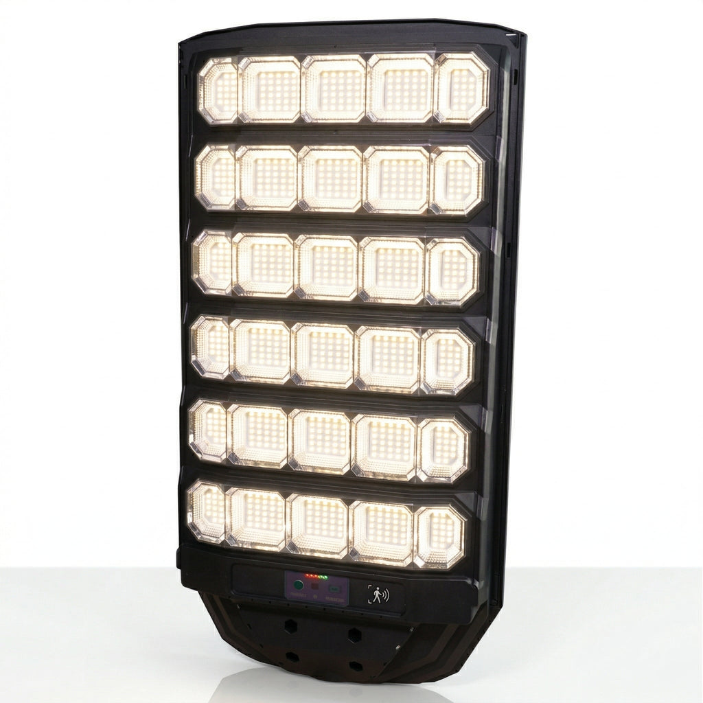 Lampa Solara Uriasa 75x38 cm, Polaris Innova 1600W – LED 120 000 lm, Senzor Lumina/Miscare si Telecomanda, IP66 & Suport Prindere