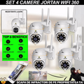 REDUCERE: SET 4 X Camera Smart Color Jortan Surveillance4® Wifi, IP Vizualizare Live Prin Aplicatie, Senzor de Miscare