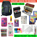 Pachet Back To School 104 Piese - Echipare COMPLETA Pentru Noul An Scolar