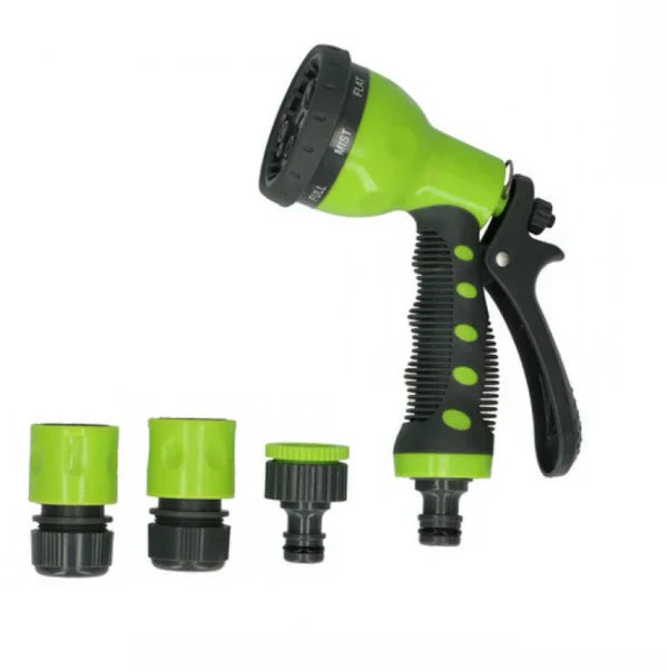 Furtun Profesional De Gradina, 15 m Lungime, Cu Pistol De Stropit, Rezistent La Intemperii si Raze UV, Flexibil