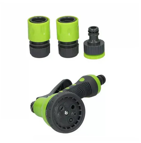Furtun Profesional De Gradina, 15 m Lungime, Cu Pistol De Stropit, Rezistent La Intemperii si Raze UV, Flexibil