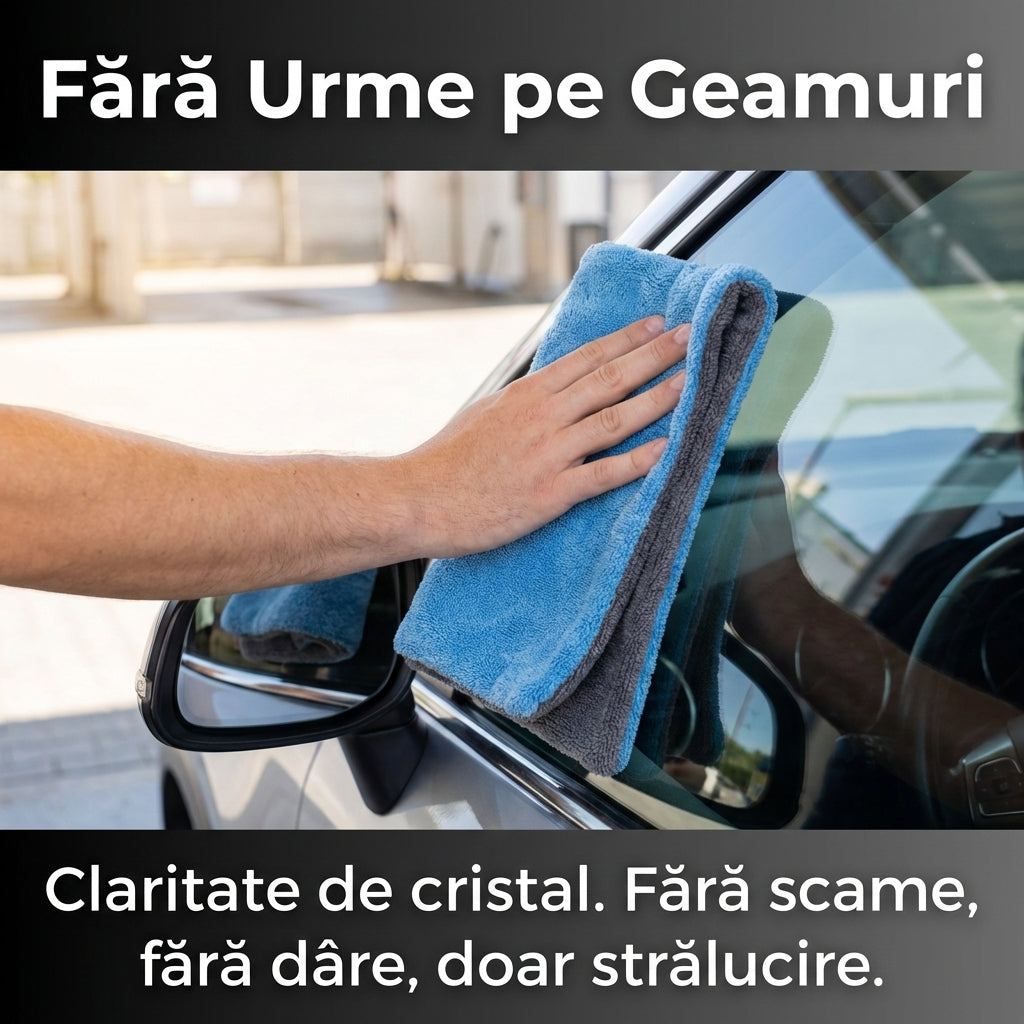 XXL Prosop Auto Profesional din Microfibră pentru Uscare, 50x80 cm, Absorbție Extremă, Delicat cu Vopseaua