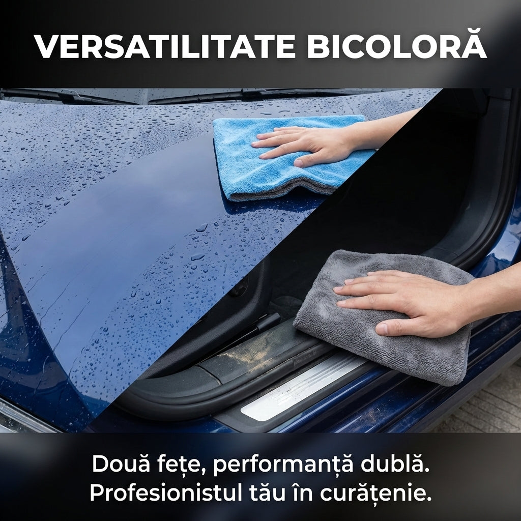 XXL Prosop Auto Profesional din Microfibră pentru Uscare, 50x80 cm, Absorbție Extremă, Delicat cu Vopseaua