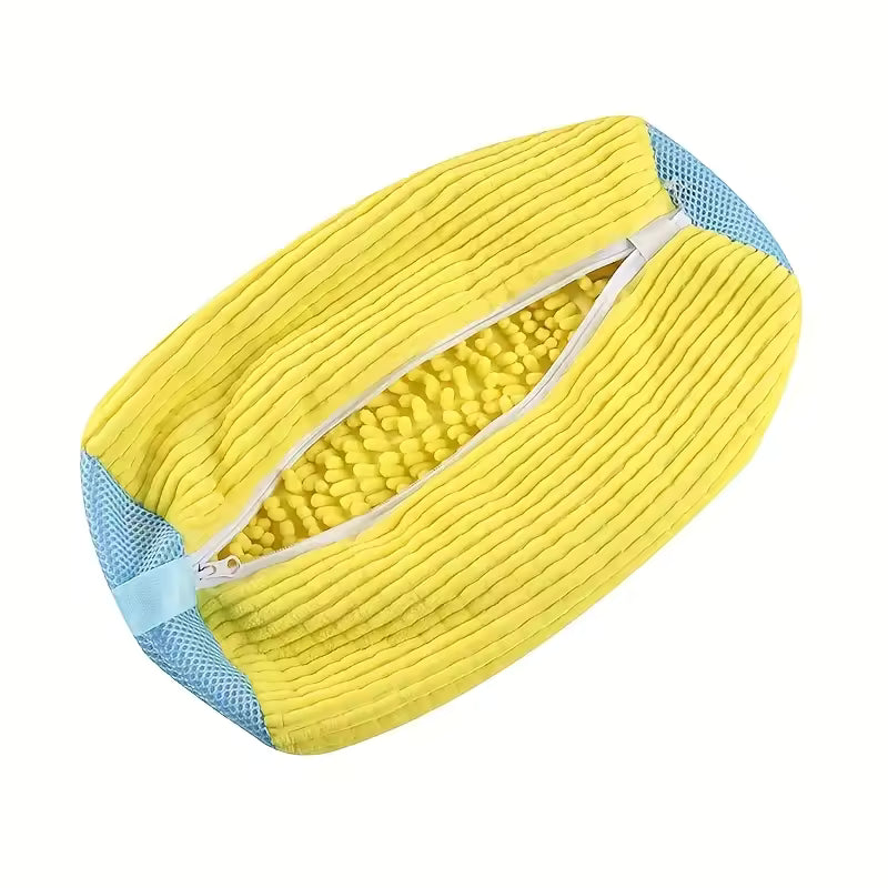 Sac de Protecție pentru Spălat Încălțăminte la Mașină, 39x19 cm, Material Rezistent, Cârlig pentru Uscare