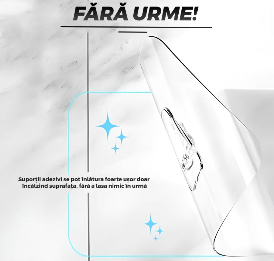 Set 5 Rafturi Adezive pentru Baie & Bucătărie – Organizare Fără Efort!