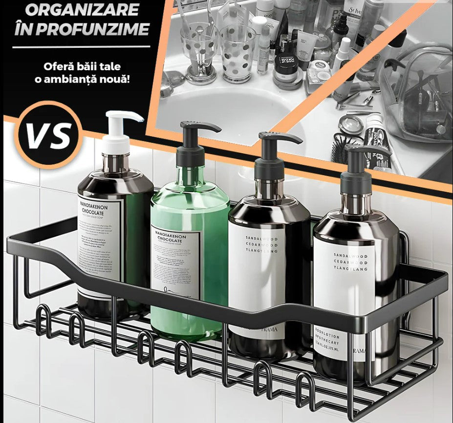 Set 5 Rafturi Adezive pentru Baie & Bucătărie – Organizare Fără Efort!
