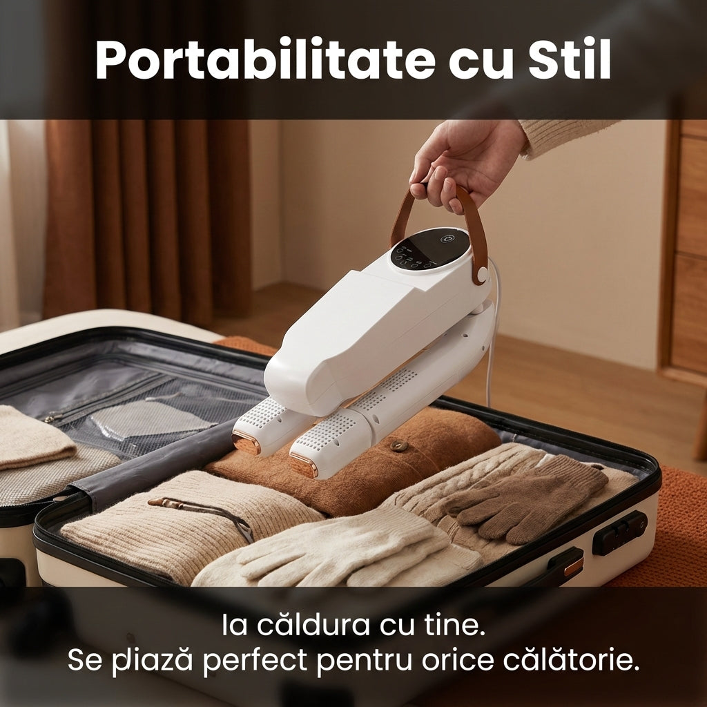 Uscător Electric DryBoost pentru Încălțăminte 150W cu Sterilizare UV