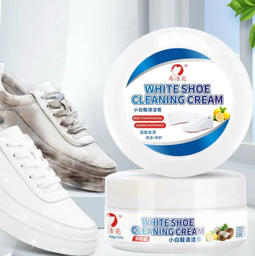 2+2 Gratis Crema Magica Multifunctionala De Curatare Pantofi Albi Si Alte Suprafete Fara Apa Cu Rezultate Imediate