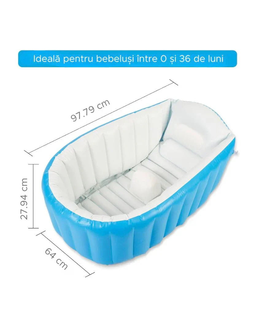 Pachet Promotional: Piscina Copii + Cadita Bebe + Pompa