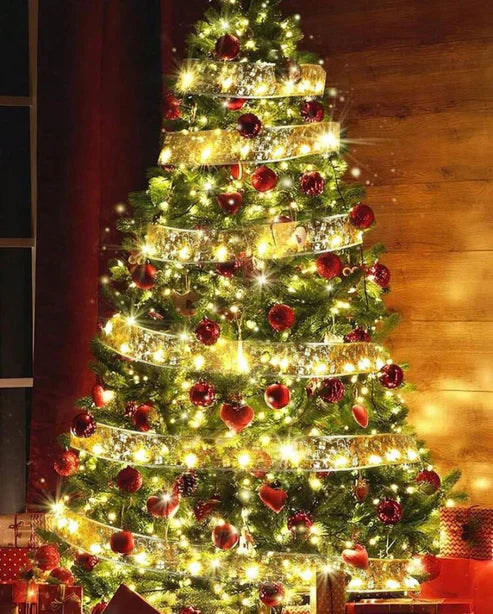 1+1 Gratis: Panglica LED Decorativa – Cu Alimentare Pe Baterii, Lumina Calda Eleganta,10 metri