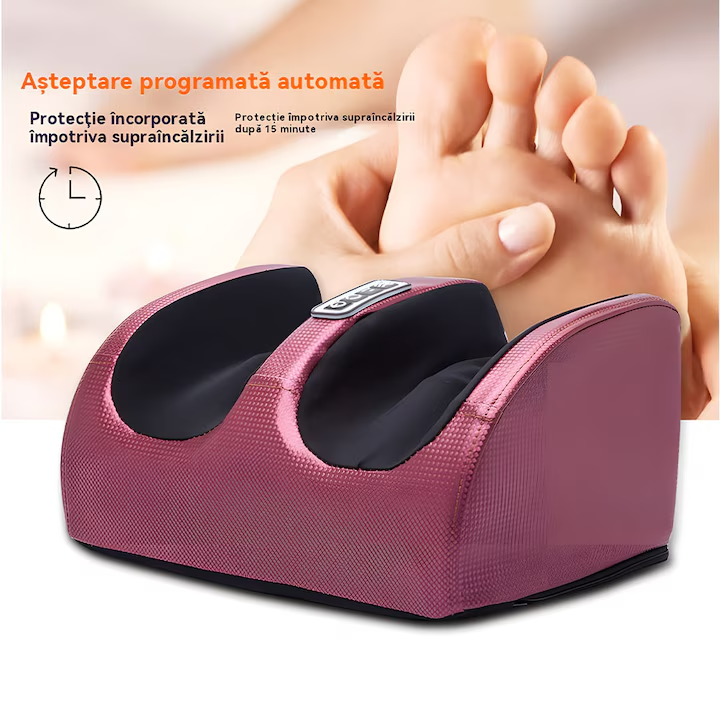 Aparat Profesional De Masat Picioarele Si Talpile Cu Incalzire Si Intensitate Reglabila + Termometru Digital CADOU
