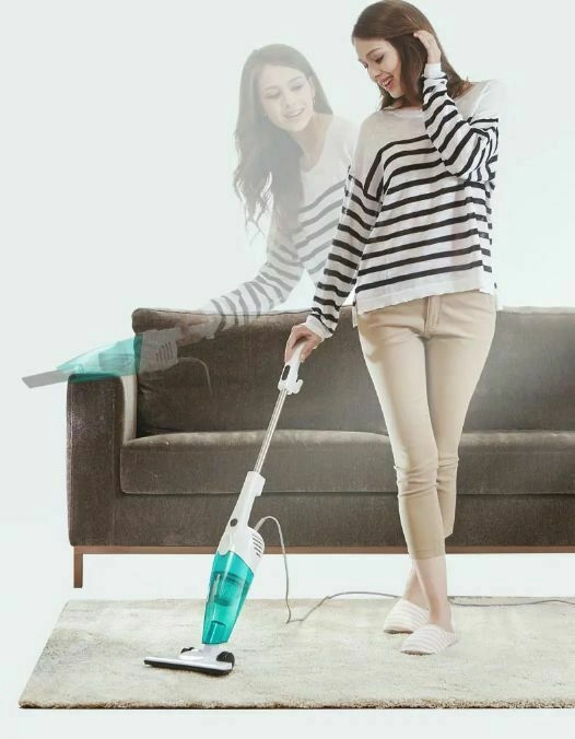 Aspirator Profesional Vertical , 2 in 1 ,Cu Flitru Hepa ,600W,Fara Sac + Mini Mop Portabil CADOU