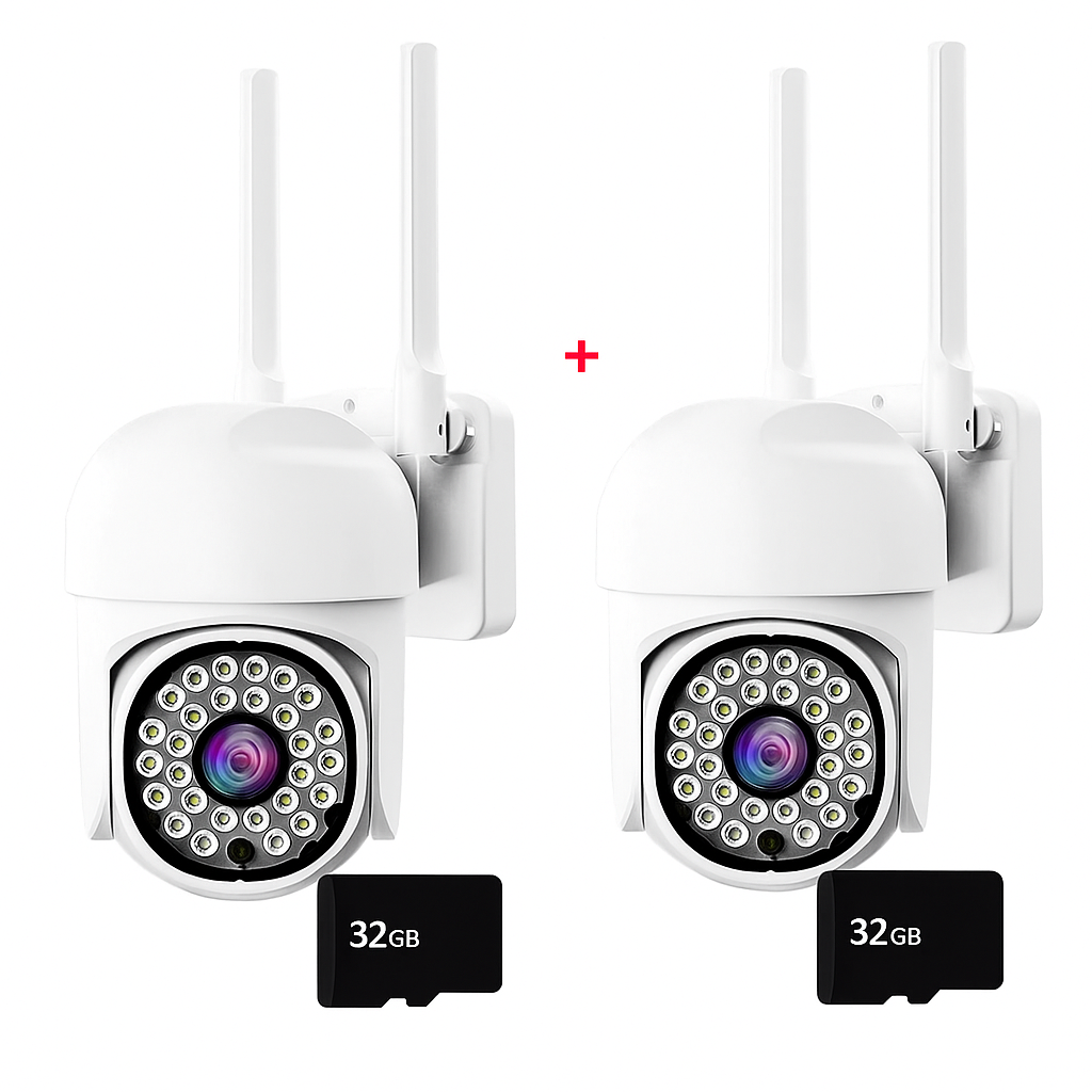 Cameră de Supraveghere de Exterior JORTAN Color  + Card 32GB Cadou